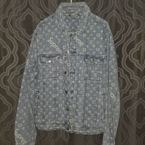 Louis Vuitton Light Blue Monogram Denim Jacket